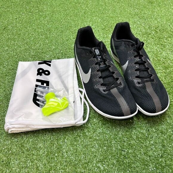 Nike Zoom Rival Distance- Black- DC8725-001- M8.5/W10- NIB - Picture 1 of 9